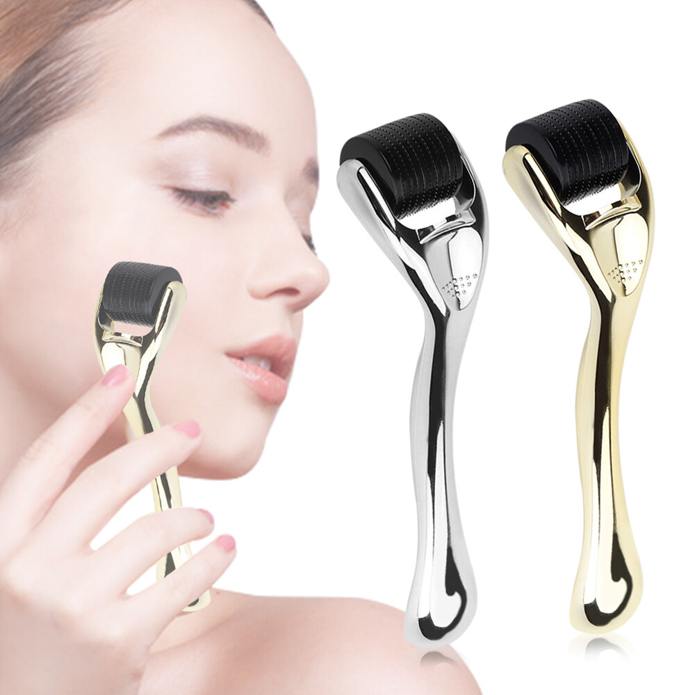 DRS 540 Derma Roller Titanium Need-les 0.2/0.25/0.3mm Need-le Length Micro Need-les Roller Manual Microneedling Skin Care Tool