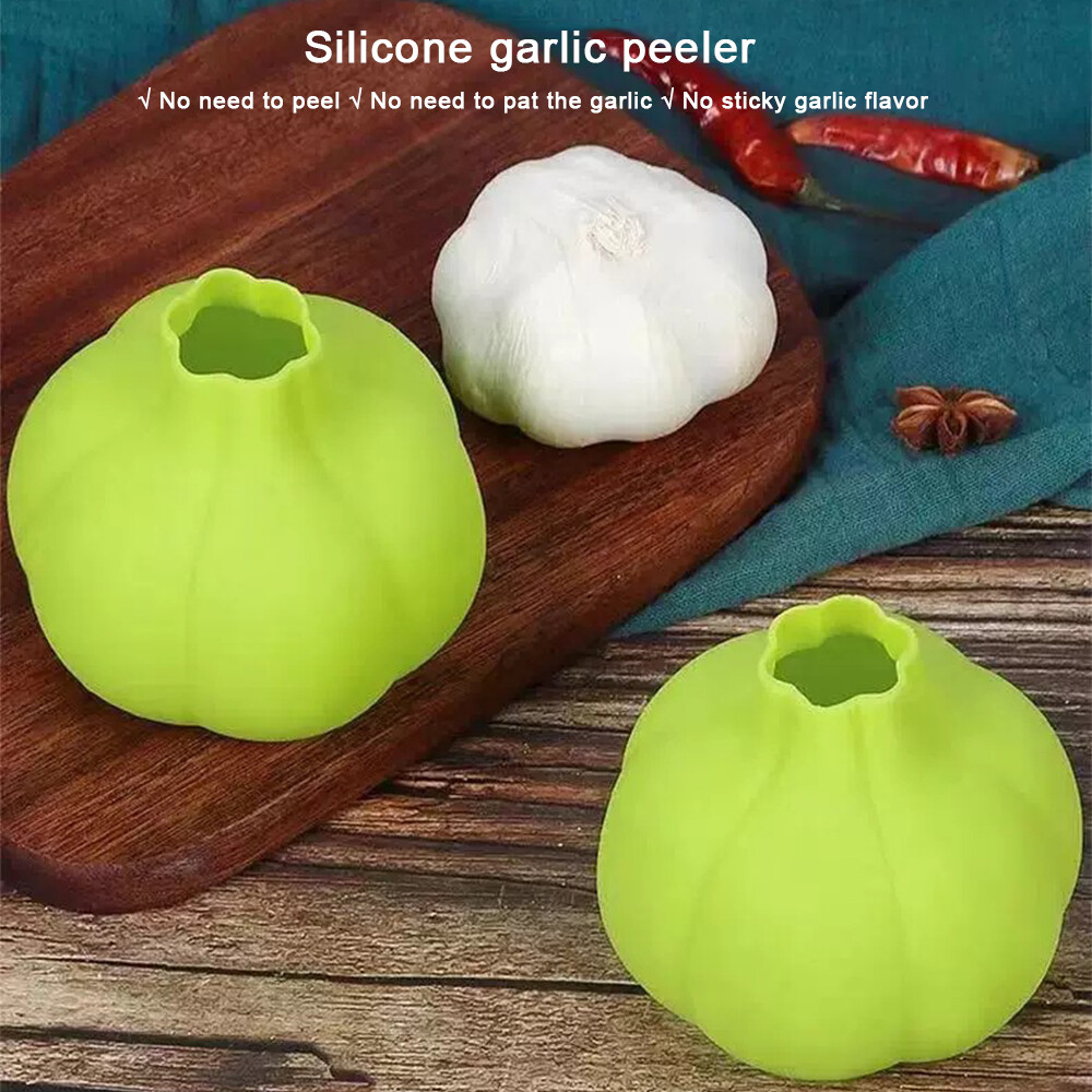 Silicone Garlic Peeling Tool Artifact Food Grade Manual Garlic Peeler Garlic Press For Kitchen Household Garlic Press Accessory