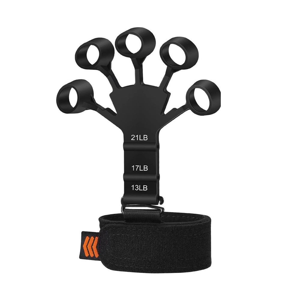Salorie Finger Gripper 6 Resistant Finger Exerciser Patients Hand Recovery Physical Tools Guitar Finger Flexion Extension Training