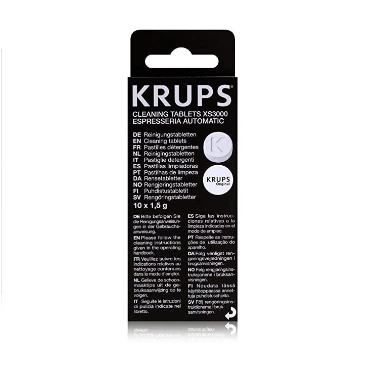 Germany KRUPS Kruber coffee machine cleaning tablets 1.5g*10 tablets