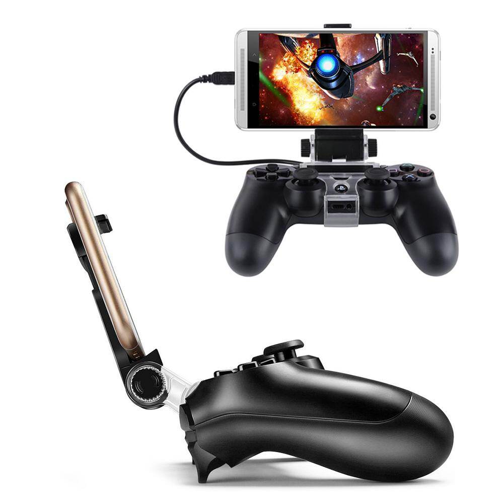 (without Game Controller)Wireless handle bracket   Game Controller Bracket Mobile Phone Game Pad Mount Bracket Hand Grip Stand Controller Gamepad Adjustable Clip Holder  For PlayStation PS4