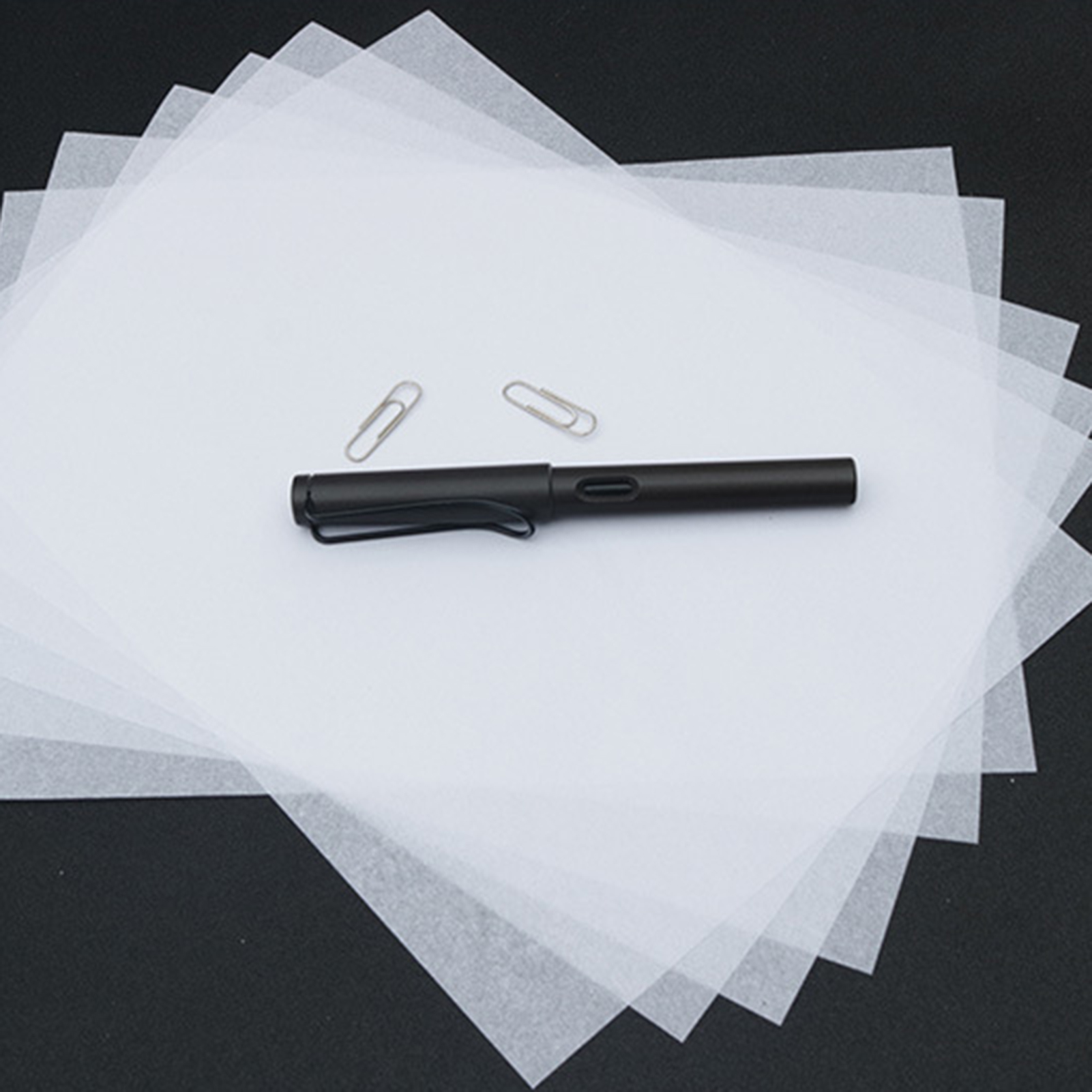 JAREDQ 100Pcs Tracing Paper Semi-translucent Smooth Writing A4 Calligraphy Transfer Paper for Calligraphy Tracing Paper No