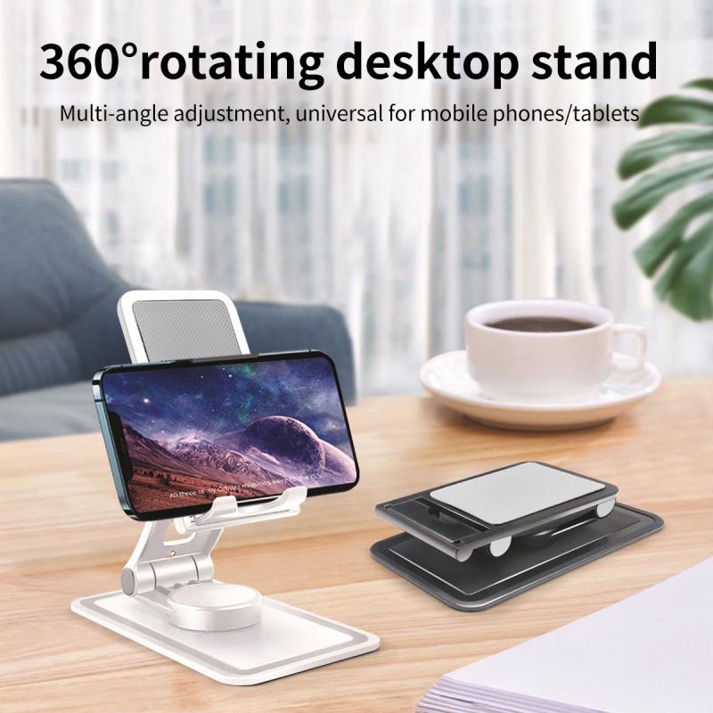 VAORLO Giá Đỡ Xoay 360 ° Giá Đỡ Đa Năng Ổ Lưu Trữ Di Động Có Thể Điều Chỉnh Góc Độ Máy Tính Bảng Máy Tính Kê Điện Thoại Có Thể Gập Lại Mở Rộng Máy Tính Để Bàn Đa Chức Năng