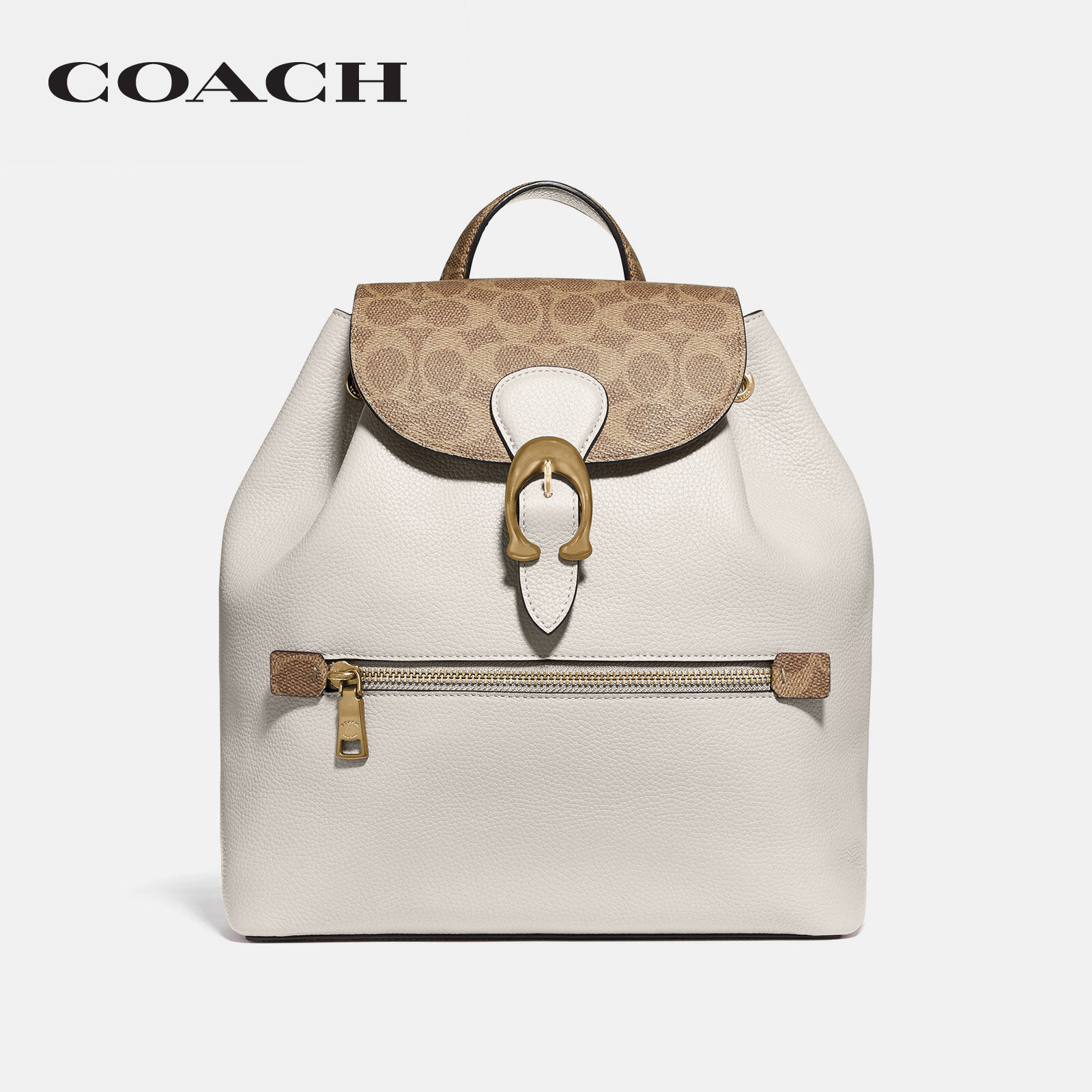 evie backpack in signature canvas