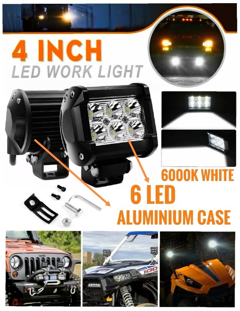 Car Sport Light Led Sportlight Fog light Led Work Light Fog Lamp 12V