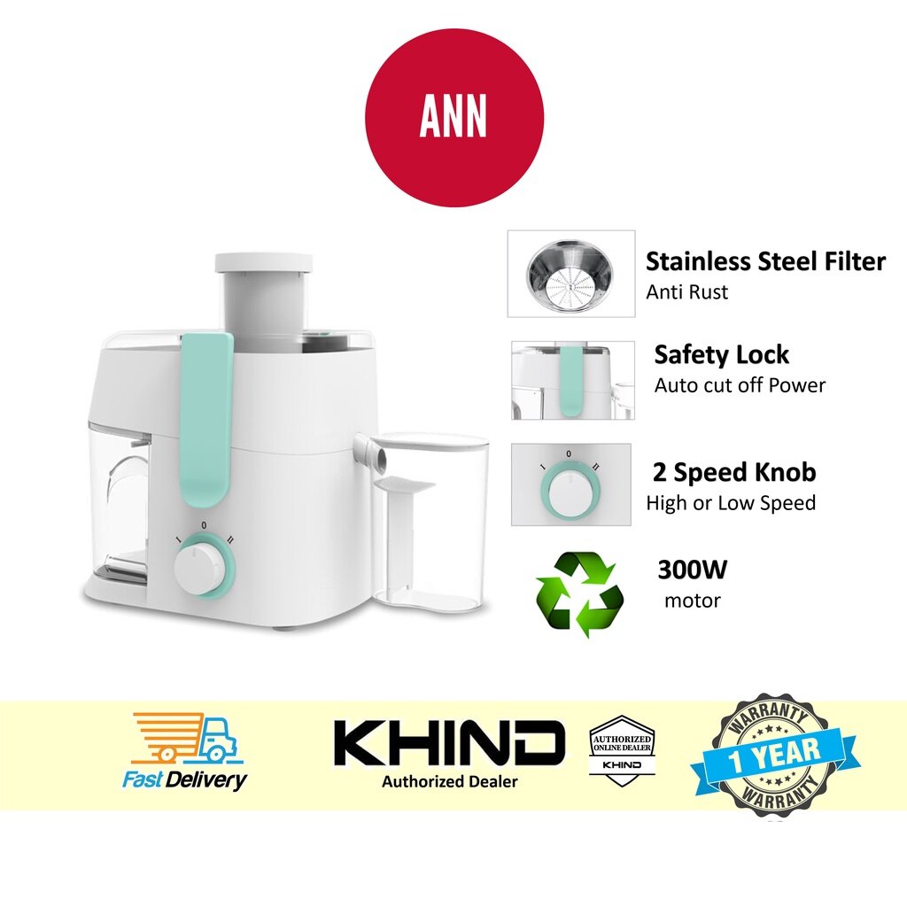 [Good Packing] Khind JE300 Healthy Juice Extractor Juicer Mesin Buah