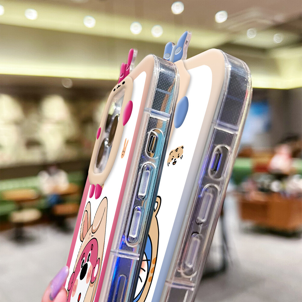 Hontinga Casing Case For Xiaomi Redmi Note 11 Pro 5G 4G Note 11S Note 11 9A Case Cartoon Cute Doraemon Soft Silicone Full Cover Shockproof Rubber Cases Back Cover Phone Casing Softcase For Girls