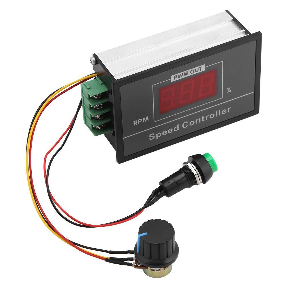 【Hàng Hot】Bộ Điều Khiển Tốc Độ Động Cơ PWM DC 6-60V 12V 24V 36V 48V 30A Công Tắc Dừng Khởi Động