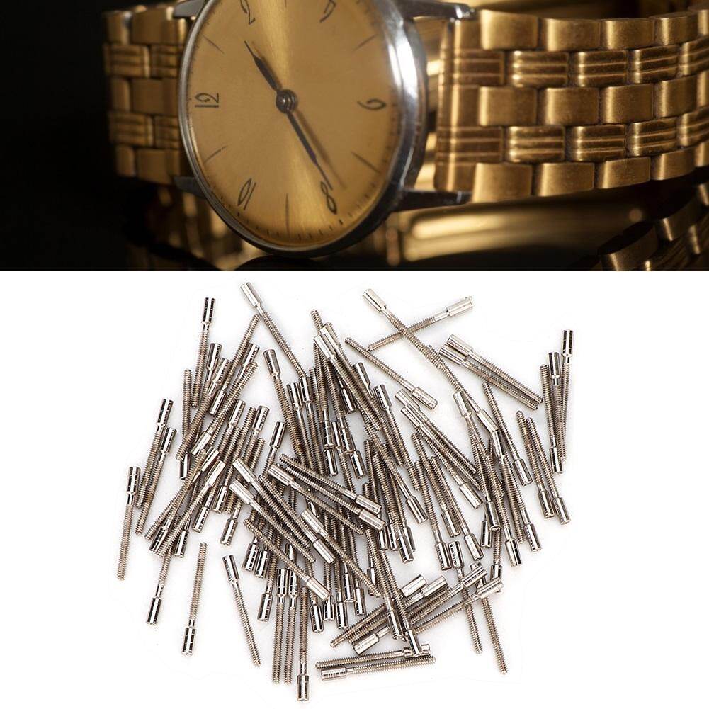 100Pcs Watch Band Link Pin Bar Spring Bars Connectors Remover Watch Repair Tool