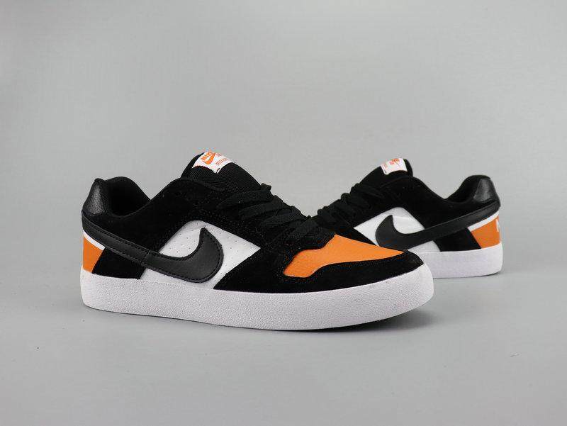 Nike_SB Delta Force VULC Rendah Papan Atas Sepatu Kulit Pria Casual Sneakers