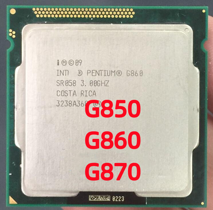 Pentium g850 g860 g870 3m cache, cpu dual-core lga 1155 pc computer desktop cpu processor