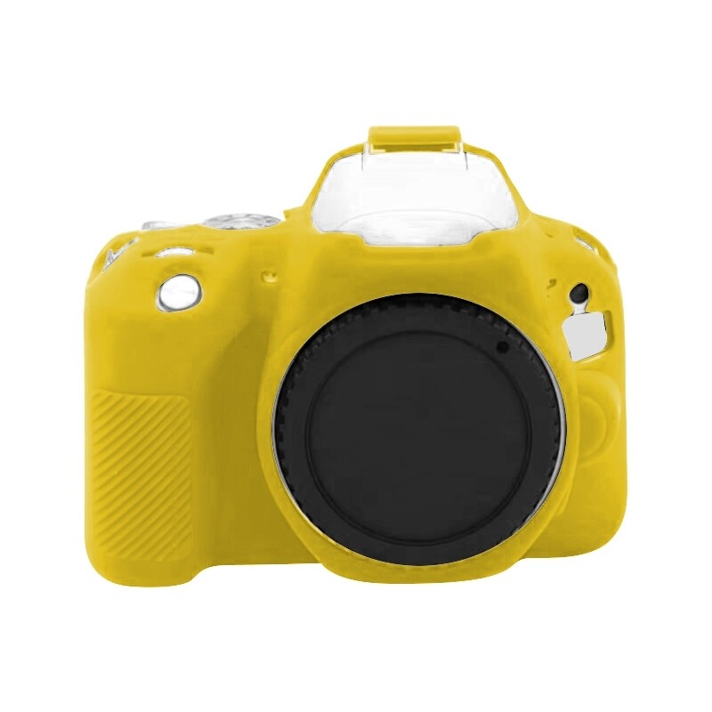 Soft silicone protective case for canon eos 200d / eos 200d mark ii