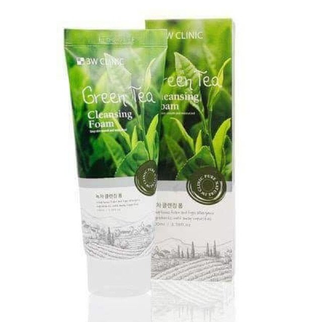 ??sữa rửa mặt 3w clinic trà xanh 100ml