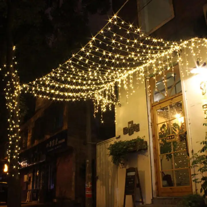 New 3mx2m Led Fishing Net Mesh Fairy String Net Lights Ceiling