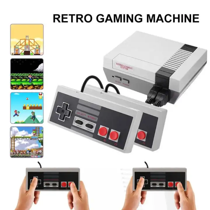 retro video game player