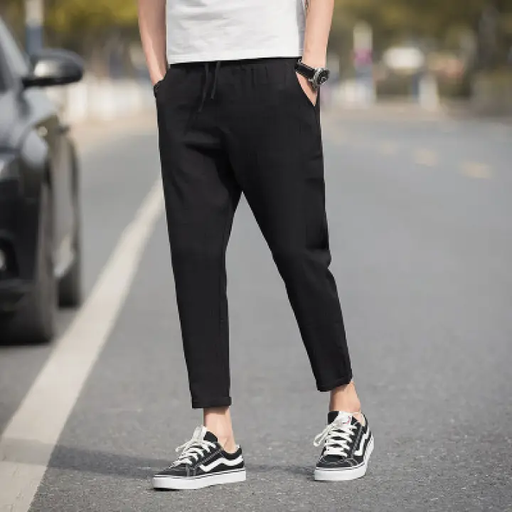 plaid pants mens streetwear
