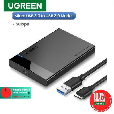 UGREEN External HDD SATA Case USB 3.0 with USB Cable (2.5")