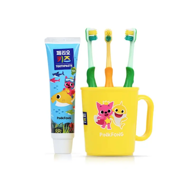 baby shark toothbrush set