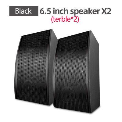 ลำโพงคู่35W-50Wแบบพาสซีฟ2ทาง,ลำโพงDJ PA Pro Audioขนาด6.5/8นิ้วสำหรับโฮมเธียเตอร์เสียงสดคาราโอเกะบาร์โบสถ์กล่องเสียงไม้