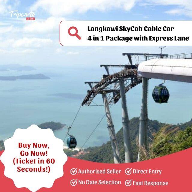 [PROMO DISKAUN ] Langkawi SkyCab Cable Car 4 in 1 Package with Express