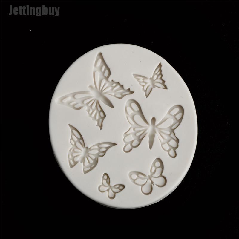 [Jettingbuy] Sugarcraft Butterfly Silicone Mold Fondant Mold Cake Decor Tools Chocolate Mold