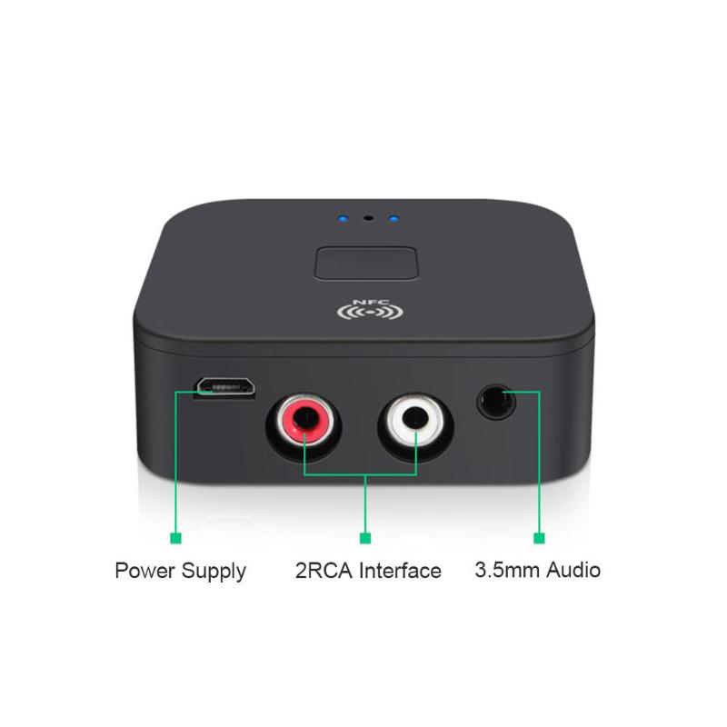 Bộ Thu Nhạc B11 NFC Bluetooth 5.0, Loa Adapter Bộ Chuyển Đổi Cuộc Gọi Không Dây Rảnh Tay Âm Thanh Không Dây 2 Phát Nhạc Bằng Loa Đồng Thời Đối Với iPhone Android