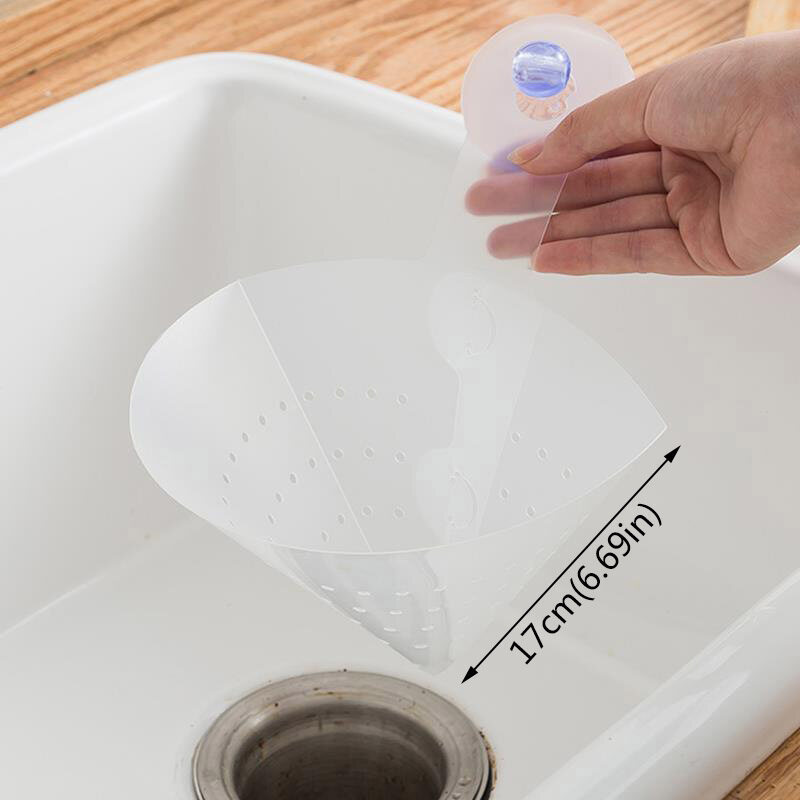 Thiết Bị Tách Rác Nhà Bếp Treo Thoát Nước Bồn Rửa Nhà Bếp Tự Đứng Bộ Lọc Nước Ép Súp Thức Ăn Thừa Đơn Giản Có Thể Gập Lại