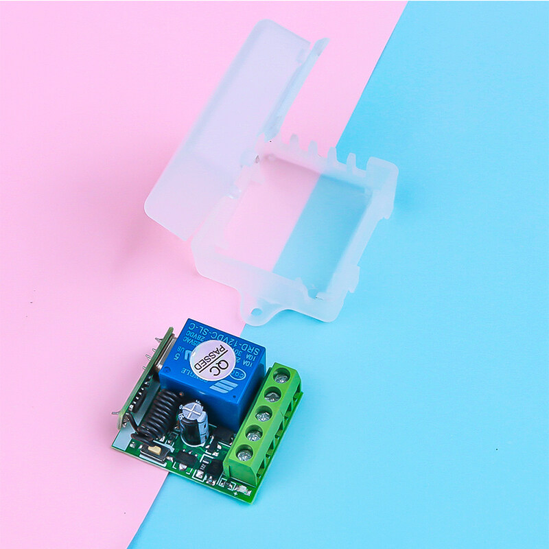 Giá DC 12V 1CH 433Mhz Không Dây Điều Khiển Từ Xa Tiếp 433Mhz Module Thu Học Mã Bộ Phát Từ Xa