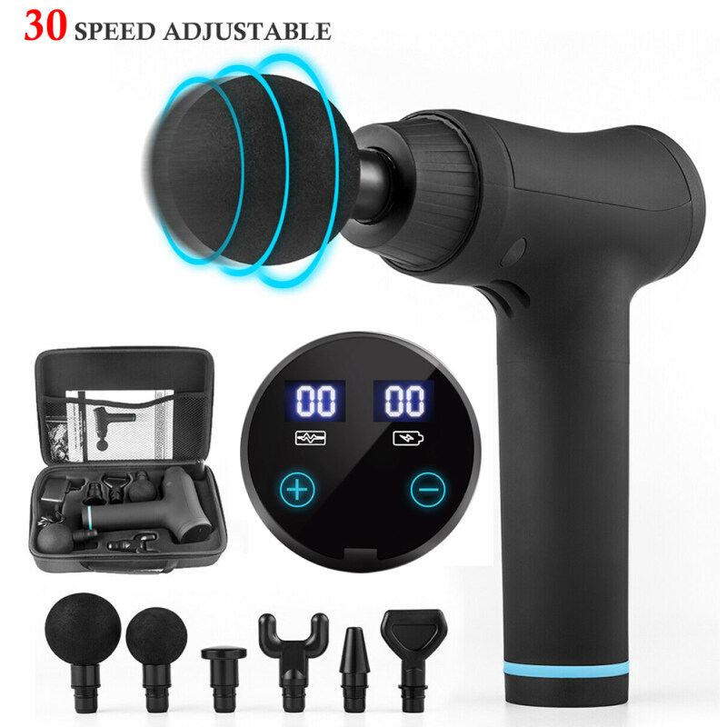 Bảng giá Xnyi 6 Đầu Cơ Máy Mát Xa 30-Tốc Độ Bộ Gõ Máy Mát Xa Màn Hình Hiển Thị LCD Sâu Thư Giãn Fascia Massage Giảm Béo Định Hình Tập Thể Hình