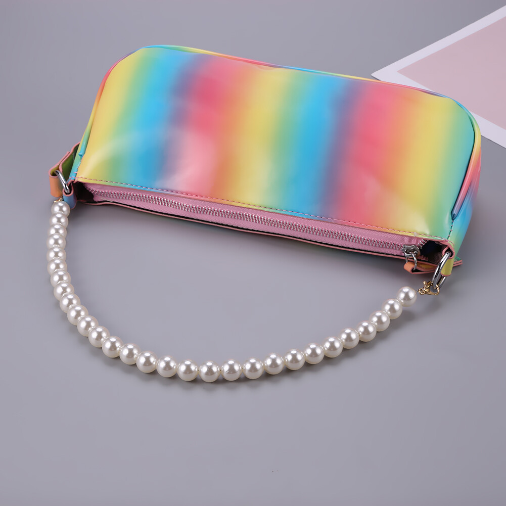 { Fast delivery }Pearl Strap for Bag DIY Purse Handle Shoulder Handbag Replacement Chains