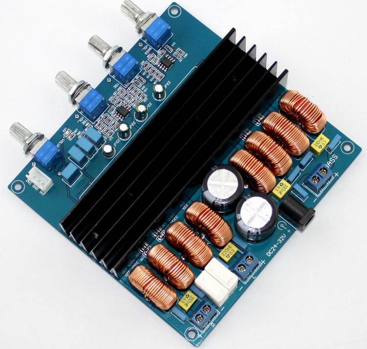 Bảng Khuếch Đại Công Suất Kỹ Thuật Số TDA7498, 200W + 100W + 100W 2.1 Kênh, Bảng Khuếch Đại Class D Ngoài TPA3116