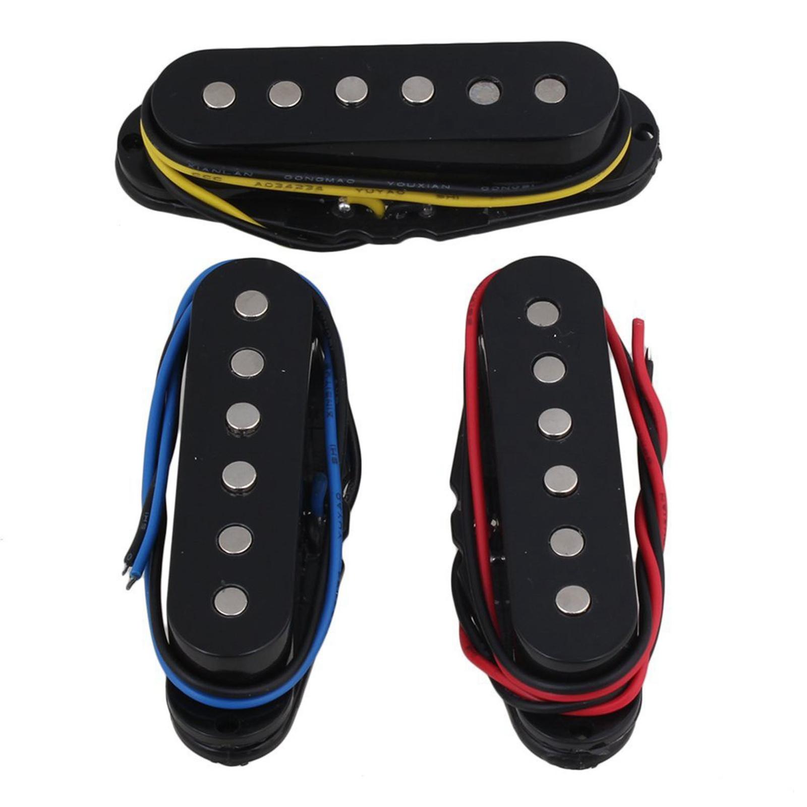 Baoblaze 3x Copper Guitar Pickups Bridge Pickups for Electric Guitar Accessories