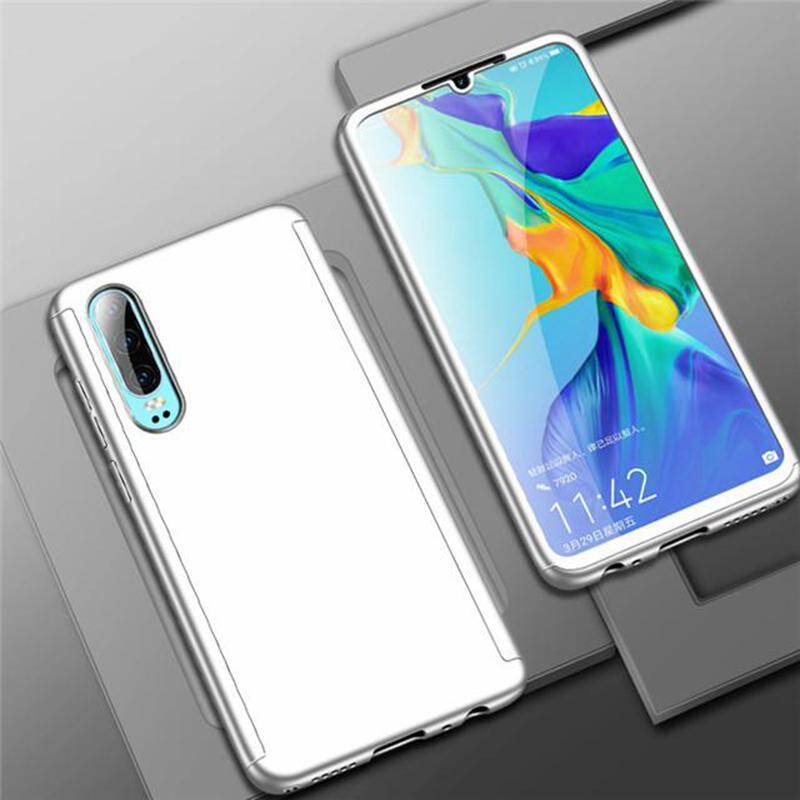 Zeallion Case For [Oppo A9 A5 A11X A52 A72 A92 A8 A31 A93 A53 A53s A32 A92s 2020 A1K Reno 4Z 5G Realme 2 5 C2 C11 C15 F7 F9 F11 F17 Pro] Solid Color 360 Degree Full Protective Case Hybrid PC Hard + Tempered Glass