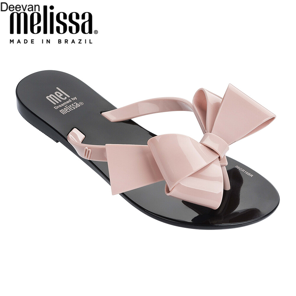 Deevan giày nhựa dẻo cho người lớn melissa harmonic bow iii dép xăng đan đế bằng dép xỏ ngón thạch cho nữ mới 2022 giày bệt cho nữ melissa