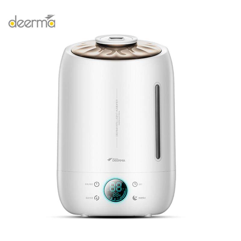 Deerma 5L Shell Air Humidifier, 2 In 1 Essential Oil Diffuser & Air Purifier with Safety Auto-Off Mo Singapore