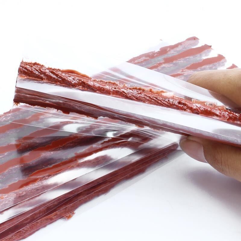 Glue + Rubber Strip Double Bonding for Tubeless Tire Emergency Car Motorcycle Bicycle Tire Puncture Repair