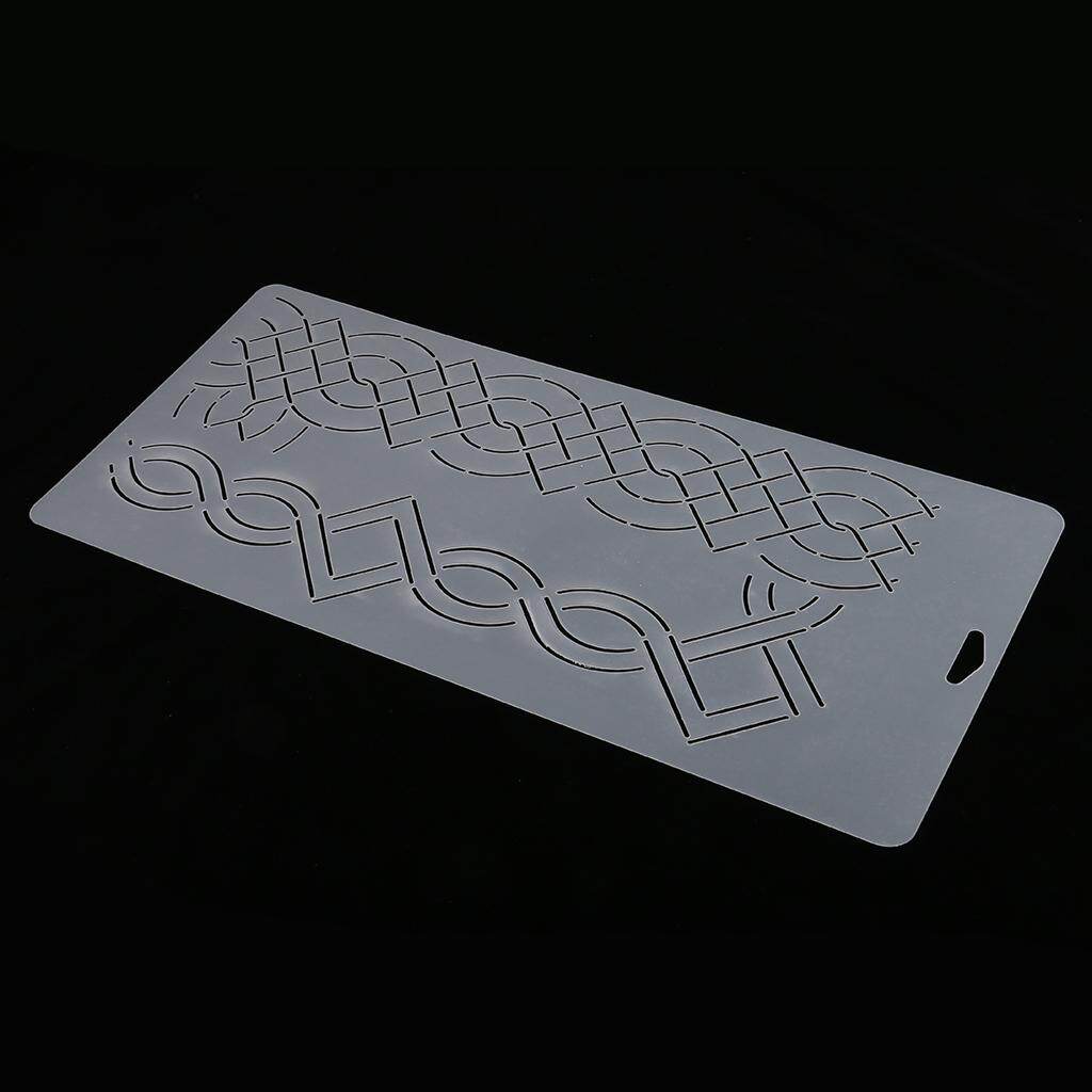 Baoblaze Plastic Drawing Template Stencil For Quilting Embroidery Patchwork Sewing #7