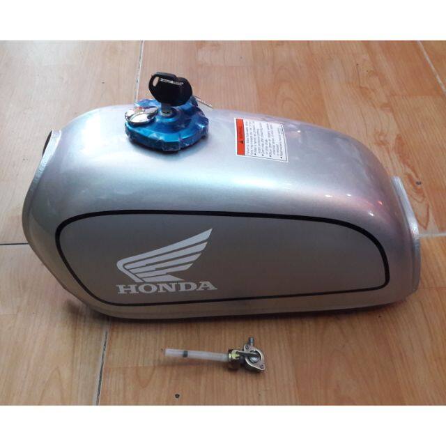 Bình xăng CD50 bạc, 67,cl