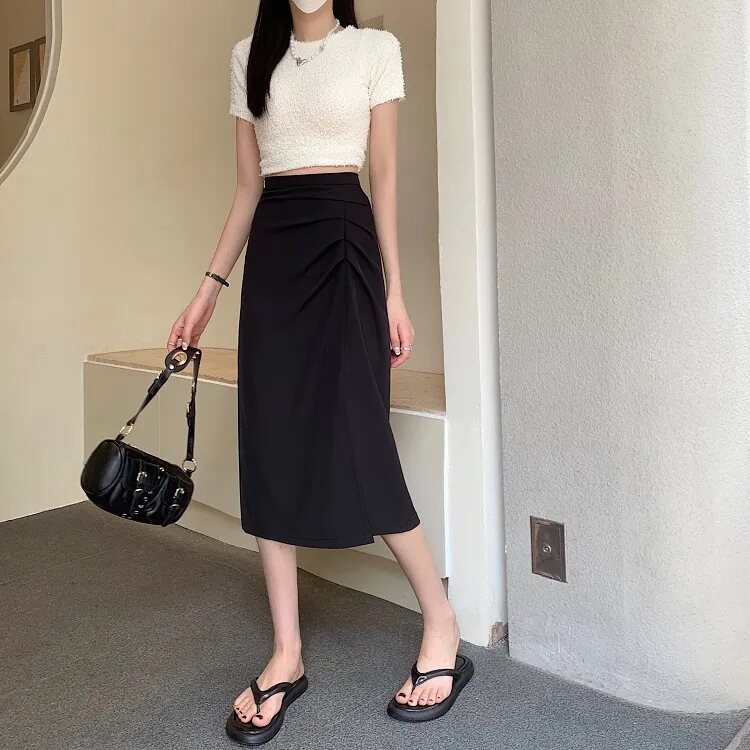 Summer Skirt Women's Slim A-line Skirt