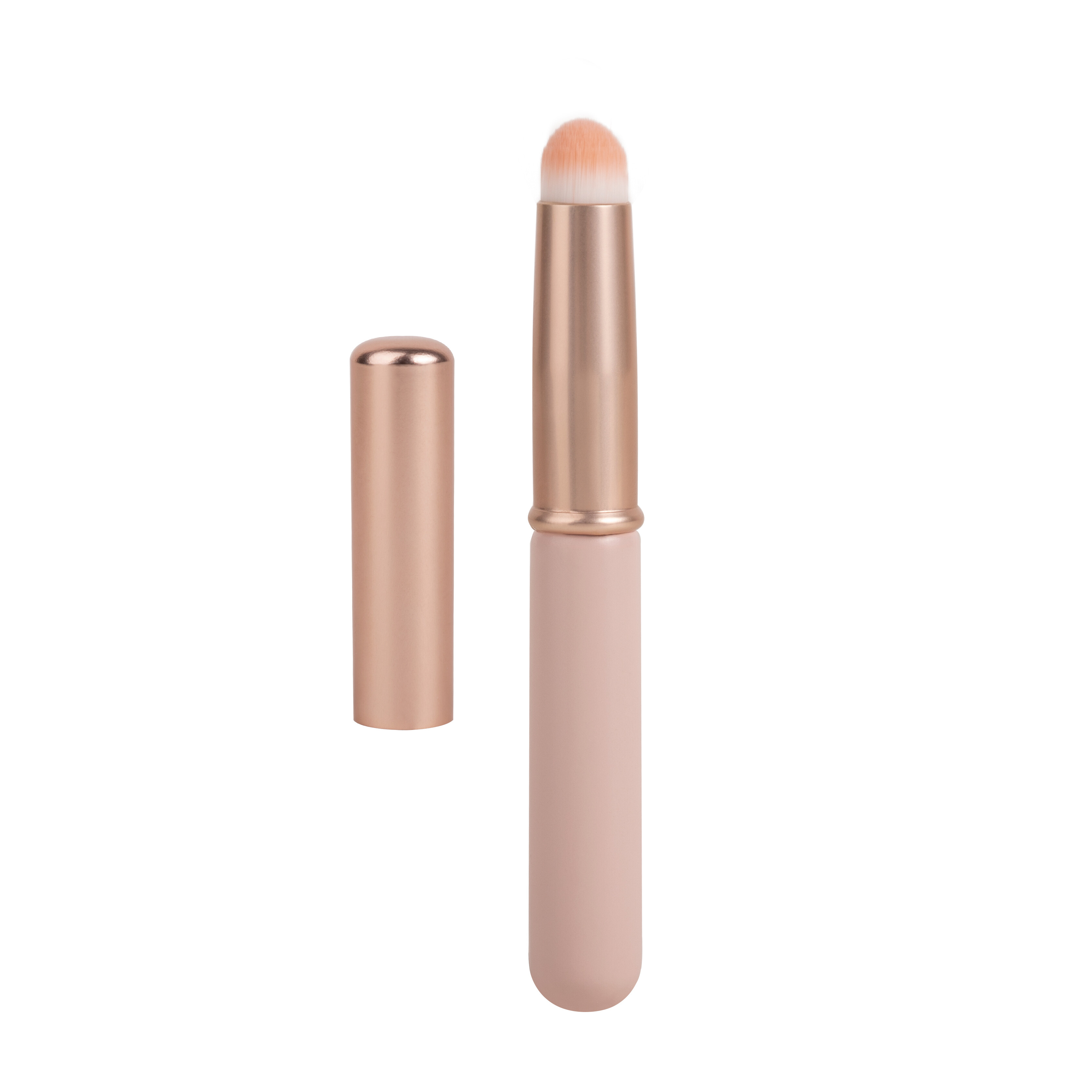 Mini Portable Lipstick Brush Lip Brush With Lid Dye Brush Professional Makeup Brush