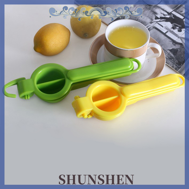 [SHUNSHEN] 1Pc Plastic Lemon Clip Kitchen Thickening Manual Fruit Juicer Mini Squeezer