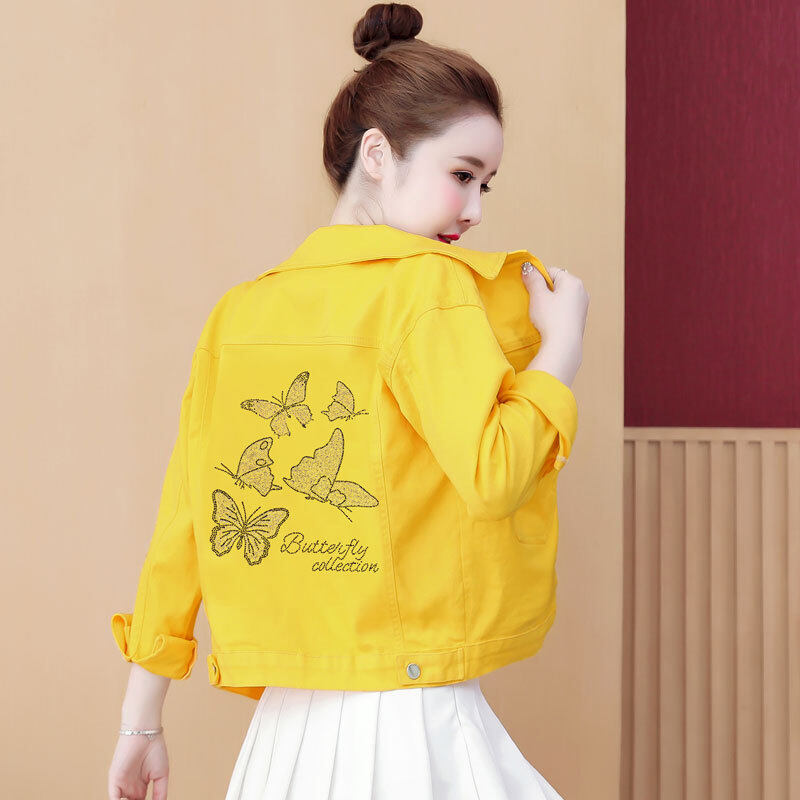 colored denim jacket plus size