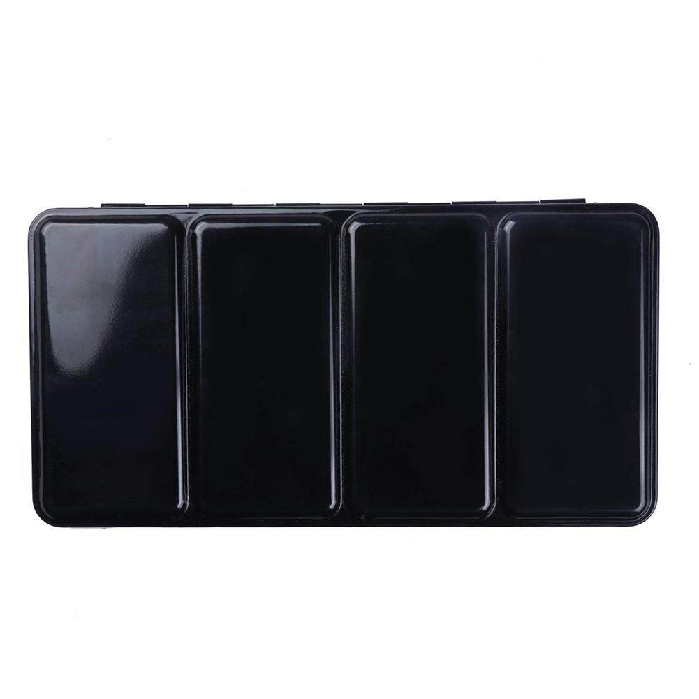 48 Lattice อุปกรณ์สีที่ว่างเปล่านำมาใช้ใหม่ได้ Professional Art Half Pan Storage กระป๋องสีน้ำ
