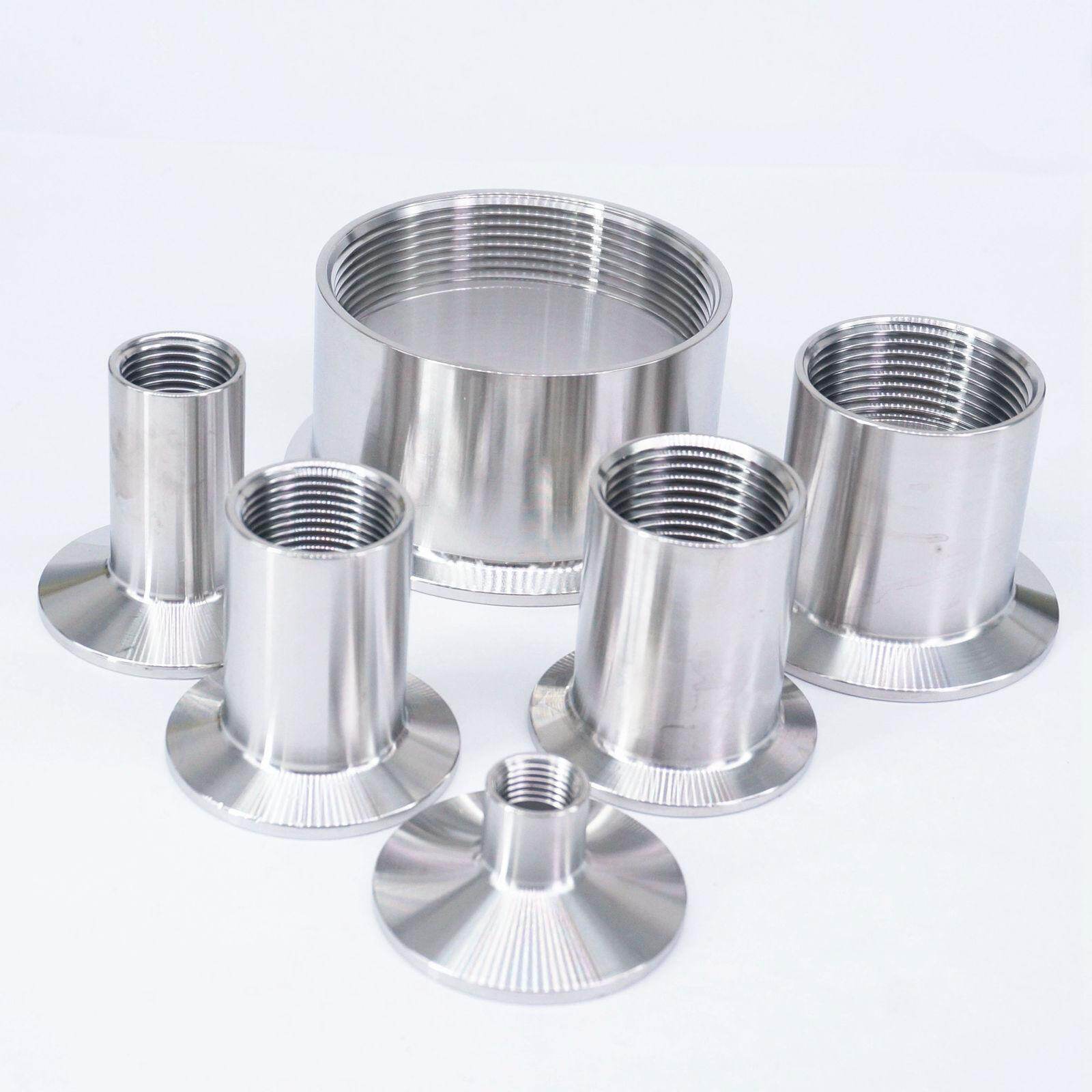 1/4" 3/8" 1/2" 3/4" 1" 1-1/4" 1-1/2" 2" 2-1/2" bspt female o/d 50.5mm 64mm 304 stainless sanitary ferrule pipe fitting