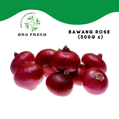 Fresh Bawang Rose / Rose Onion / 元葱 圆葱 种葱 (500g ±) | BRG FRESH
