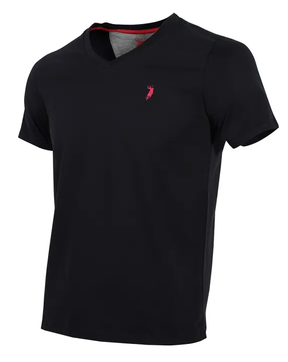 polo tee black