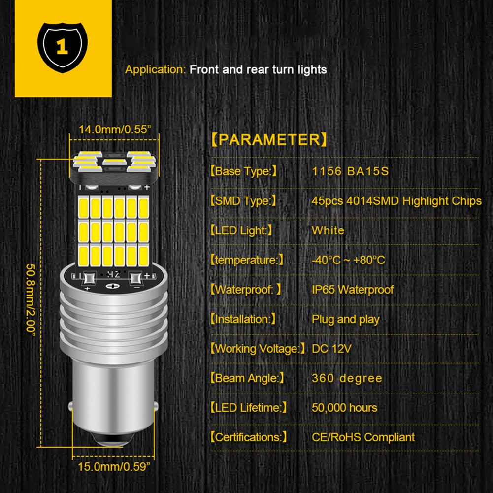 2pcs LED Light Canbus Function Fog Light Super Bright LEDs High Quality