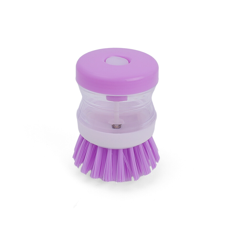 3pcs Wash Pot Dish Brush Add Liquid Brush Kitchen Washing Utensils with Washing Up Soap Dispenser Cleaning Accessories