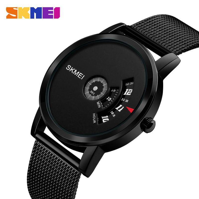 SKMEI Men Fashion Watches Quartz Creative Watch Simple Stainless Steel Wateproof Wristwatches Male Clock 1260B