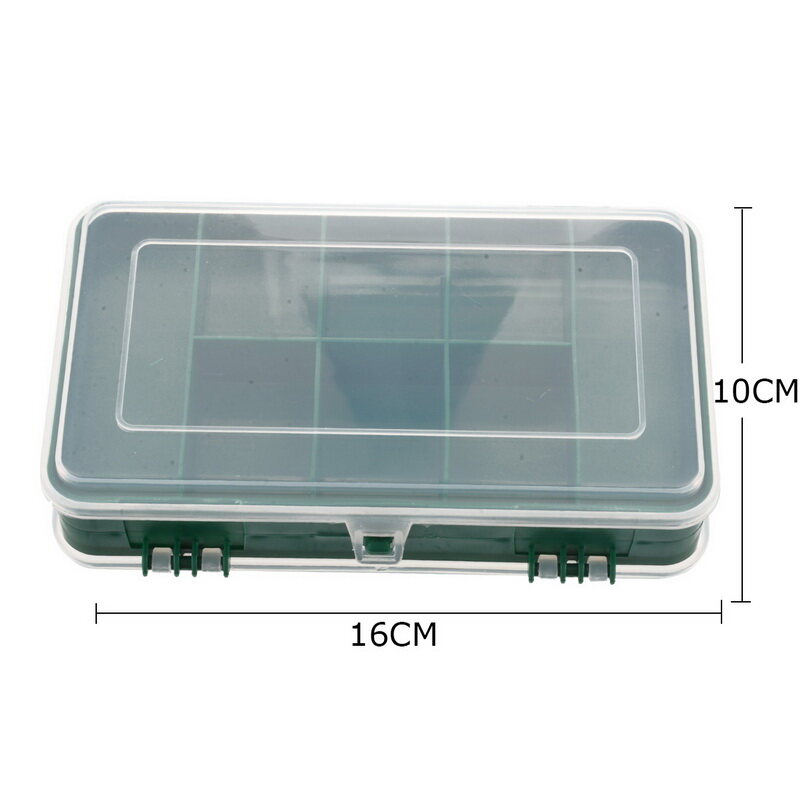 Plastic Detachable Adjustable Components Compartment Storage Organizer Parts Boxes Cases For Screws,Hardware And Crafts, Clear White